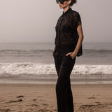 margo top and kaolin trouser black