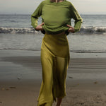 Kite Skirt - Chartreuse - Heidi Merrick