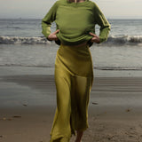 Kite Skirt - Chartreuse - Heidi Merrick