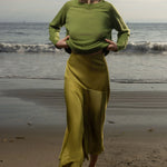 Kite Skirt - Chartreuse - Heidi Merrick