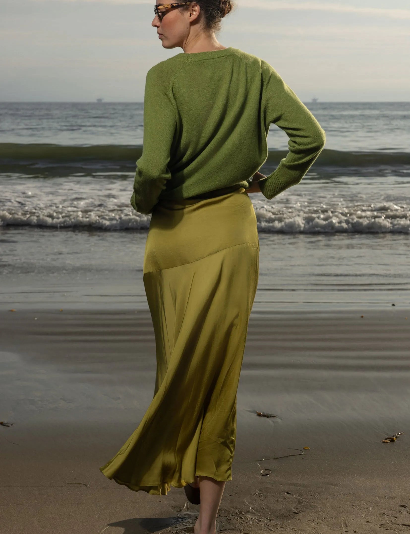 Daily Sweater - Pea - Heidi Merrick