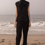 margo top and kaolin trouser black
