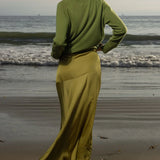 Kite Skirt - Chartreuse - Heidi Merrick