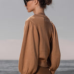 DUCHESS SWEATER - SAND - Heidi Merrick