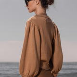 DUCHESS SWEATER - SAND - Heidi Merrick