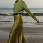 Kite Skirt - Chartreuse - Heidi Merrick