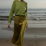 Kite Skirt - Chartreuse - Heidi Merrick