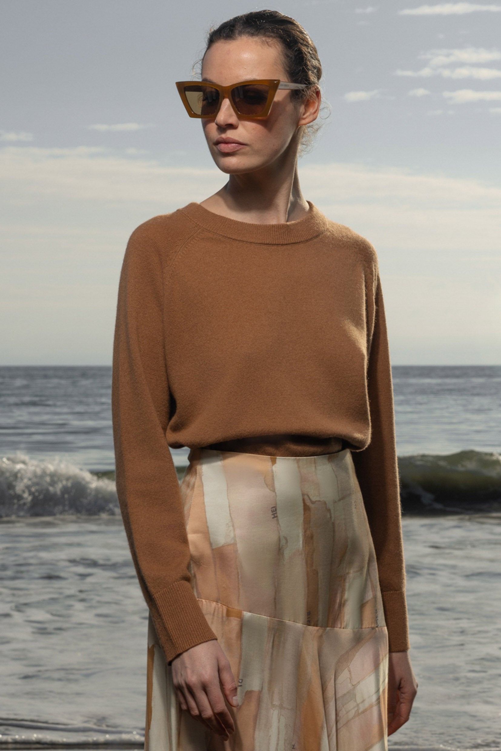 Daily Sweater - Chestnut - Heidi Merrick