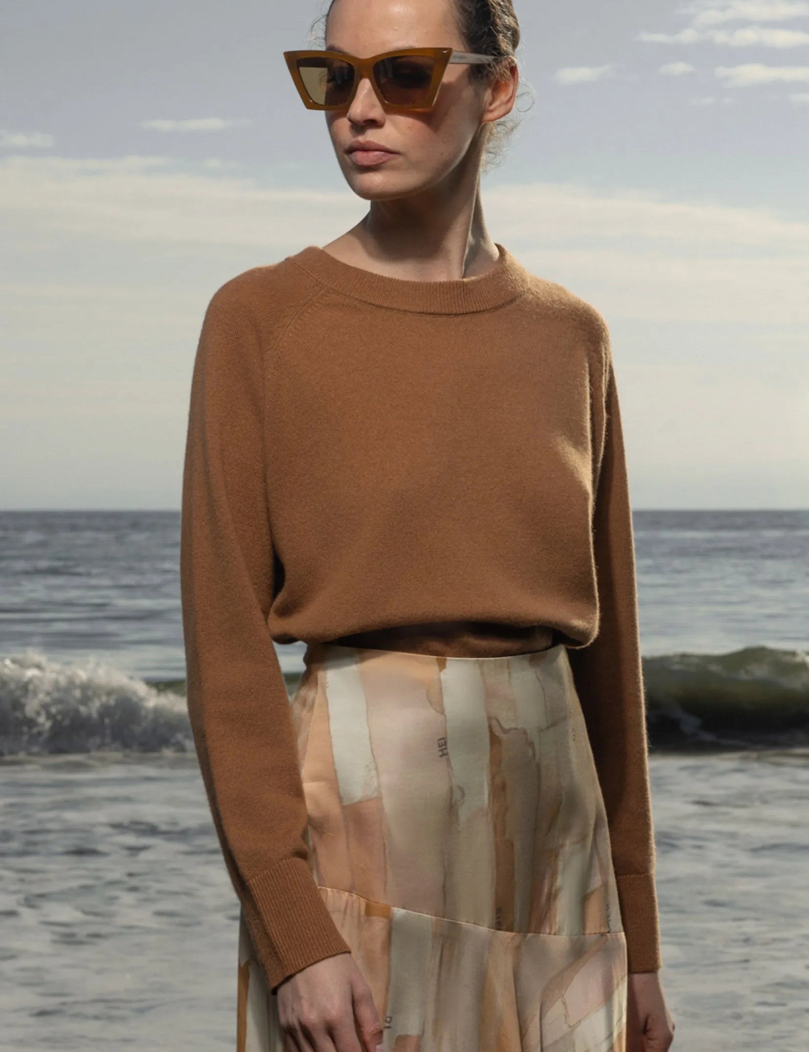 Daily Sweater - Chestnut - Heidi Merrick