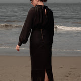 Verse Top - Noir Tissue Linen - Heidi Merrick