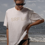 SRF LA Classic Tee - Antique Cream on White - Heidi Merrick