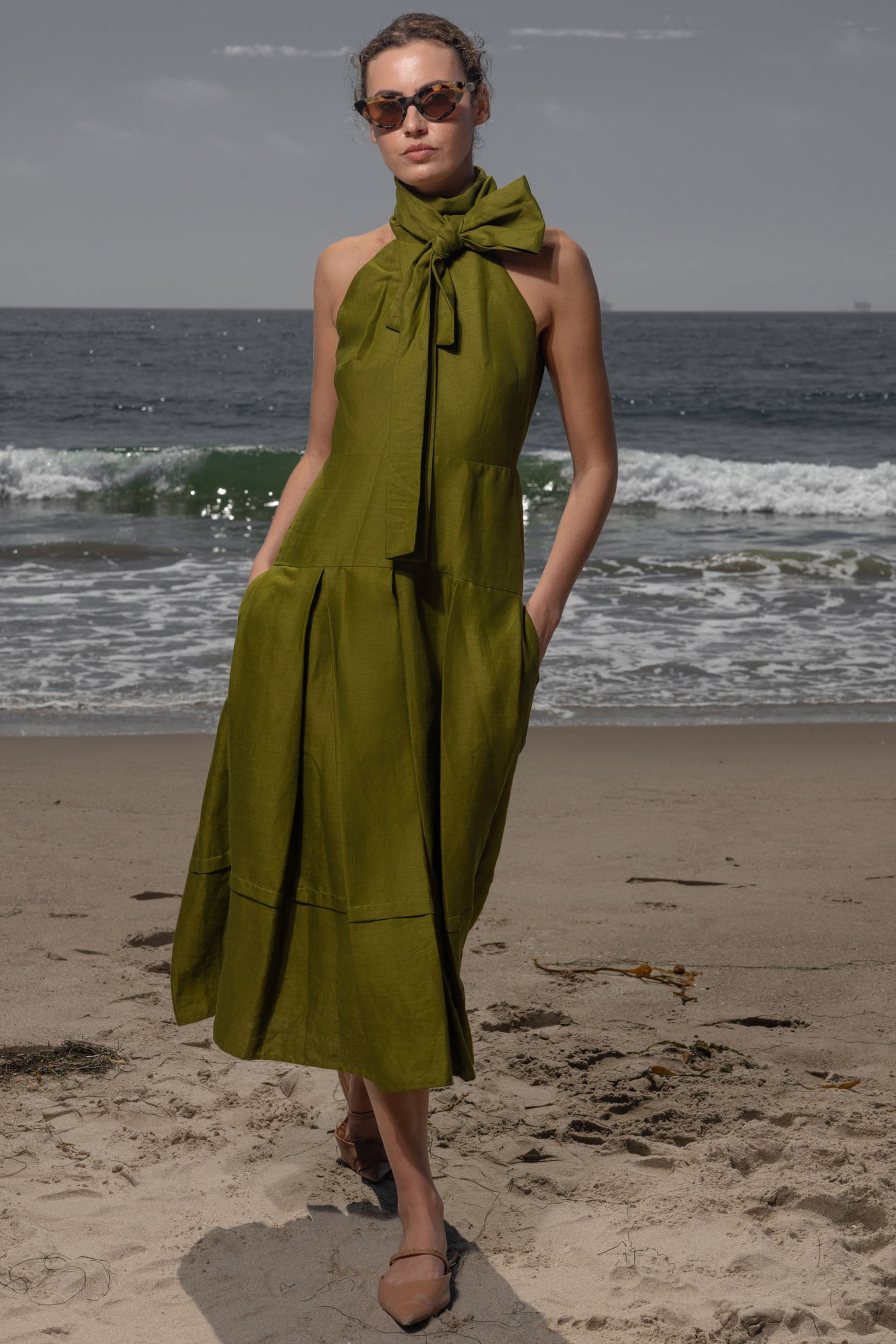 Ginger Dress - Frog Linen - Heidi Merrick