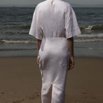 Fauna Dress - Ivory Linen - Heidi Merrick