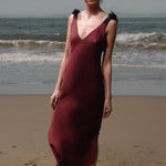 Marion Slip Dress - Burgundy - Heidi Merrick