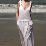 Ballerine Dress - White Shirting - Heidi Merrick