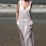 Ballerine Dress - White Shirting - Heidi Merrick