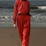 Stallion Top - Cotton Lurex Gauze - Heidi Merrick
