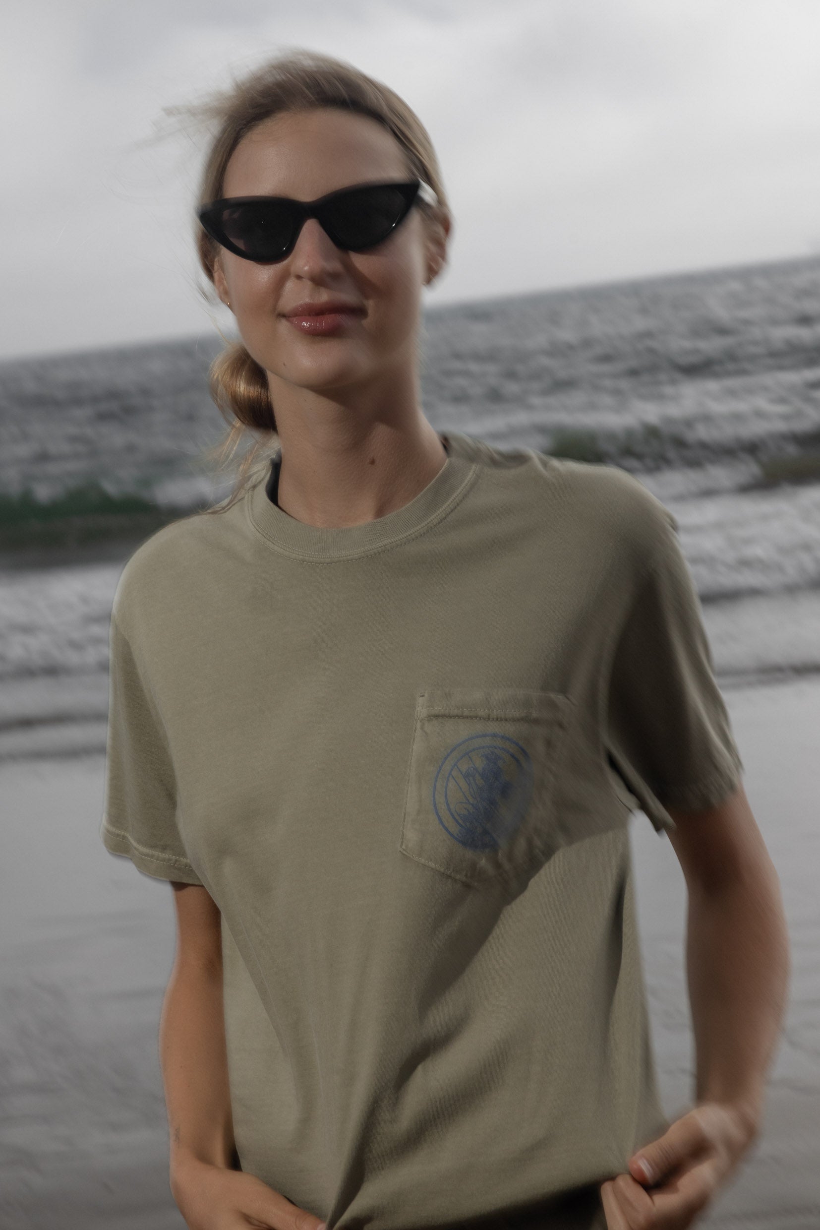 SRF Guy Tee - Dusty Sand - Heidi Merrick