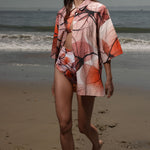 Aloha Shirt - Bougainvillea Shirting - Heidi Merrick