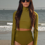 Aegean Rashguard - Frog - Heidi Merrick