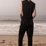 margo top and kaolin trouser black