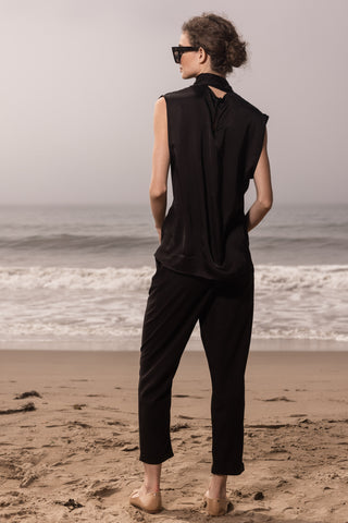 margo top and kaolin trouser black