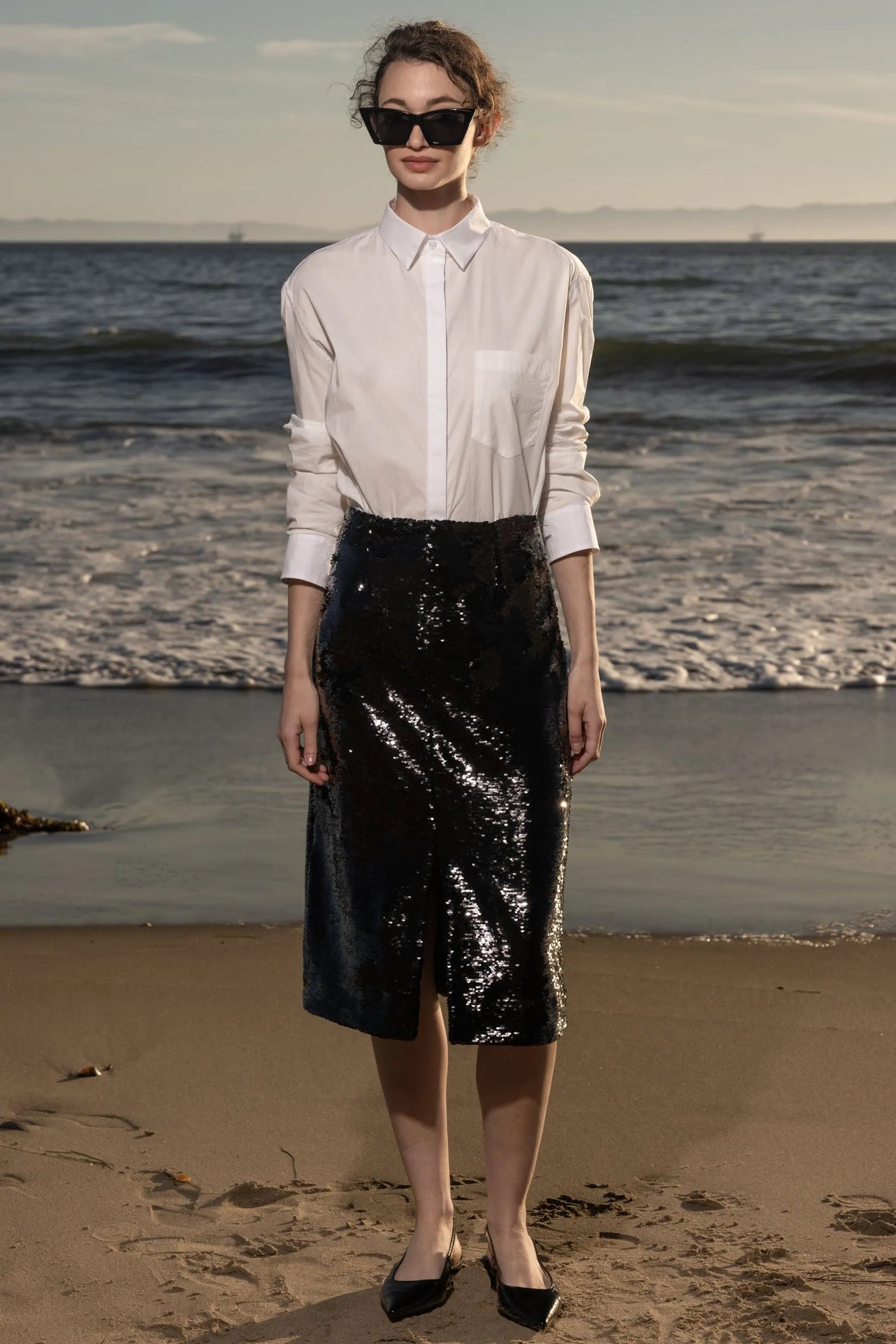 Ember Skirt - Onyx - Heidi Merrick