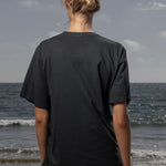 SRF LA Classic Tee - Black on Washed Black - Heidi Merrick