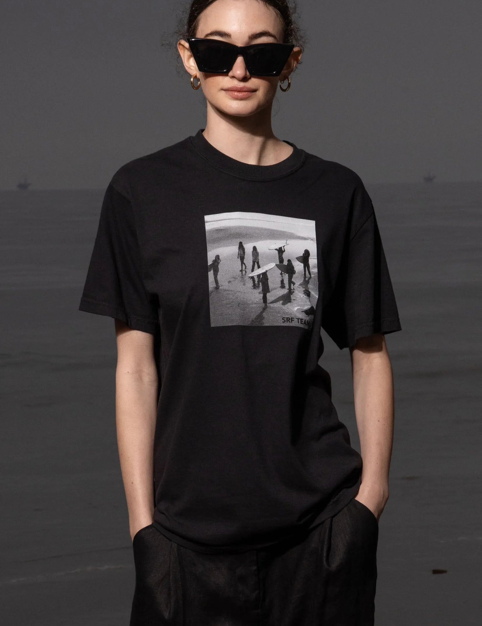 SRF Team Graphic Tee - Black - Heidi Merrick