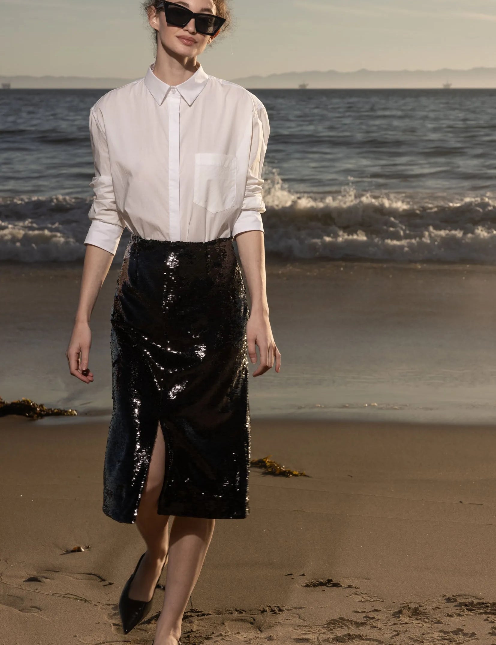Ember Skirt - Onyx - Heidi Merrick