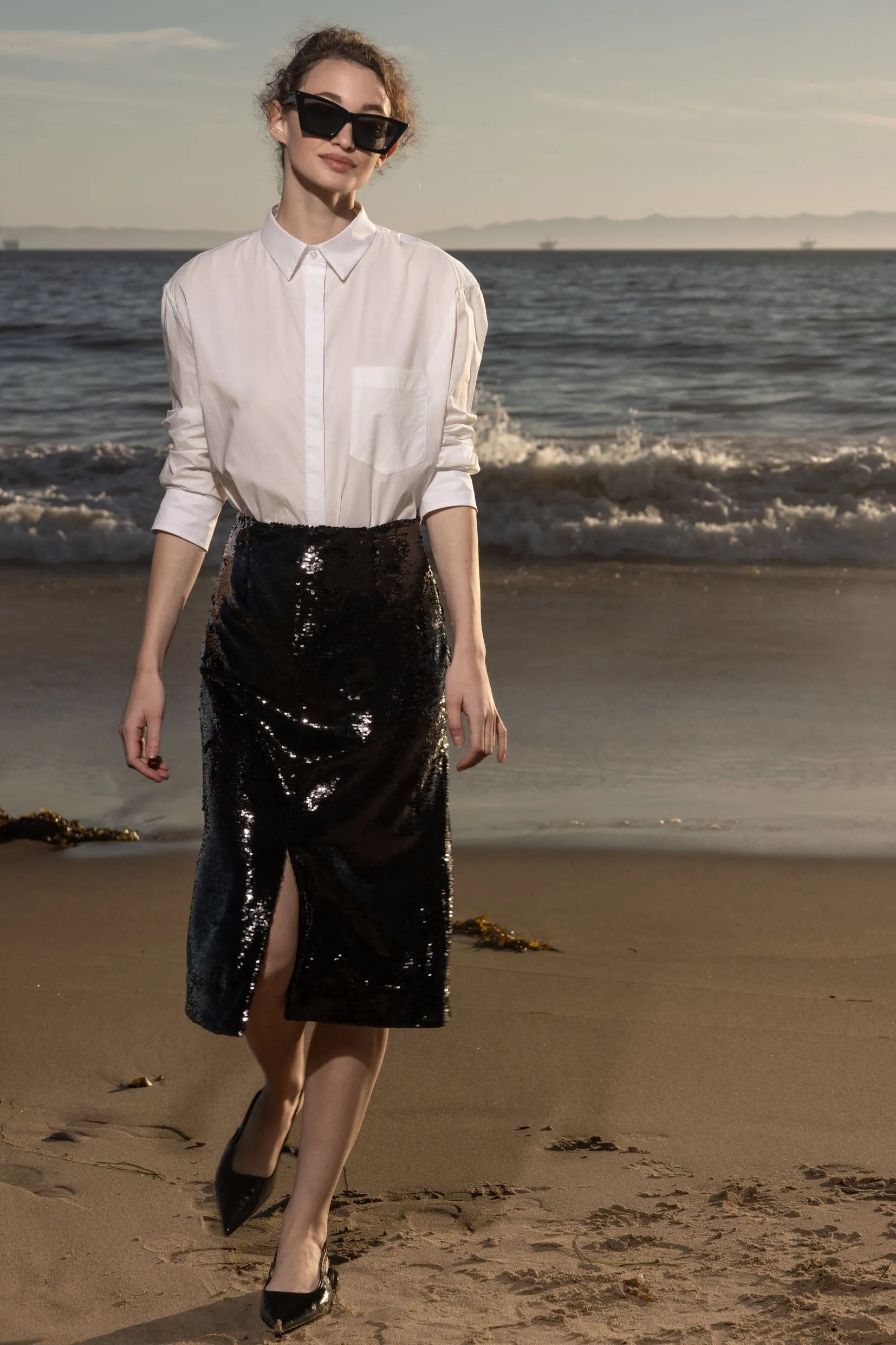 Ember Skirt - Onyx - Heidi Merrick