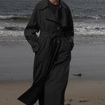 Fog Coat - Black Trench - Heidi Merrick
