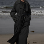 Fog Coat - Black Trench - Heidi Merrick