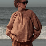 Verse Top - Sabel Lurex Gauze - Heidi Merrick