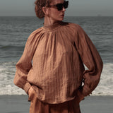 Verse Top - Sabel Lurex Gauze - Heidi Merrick
