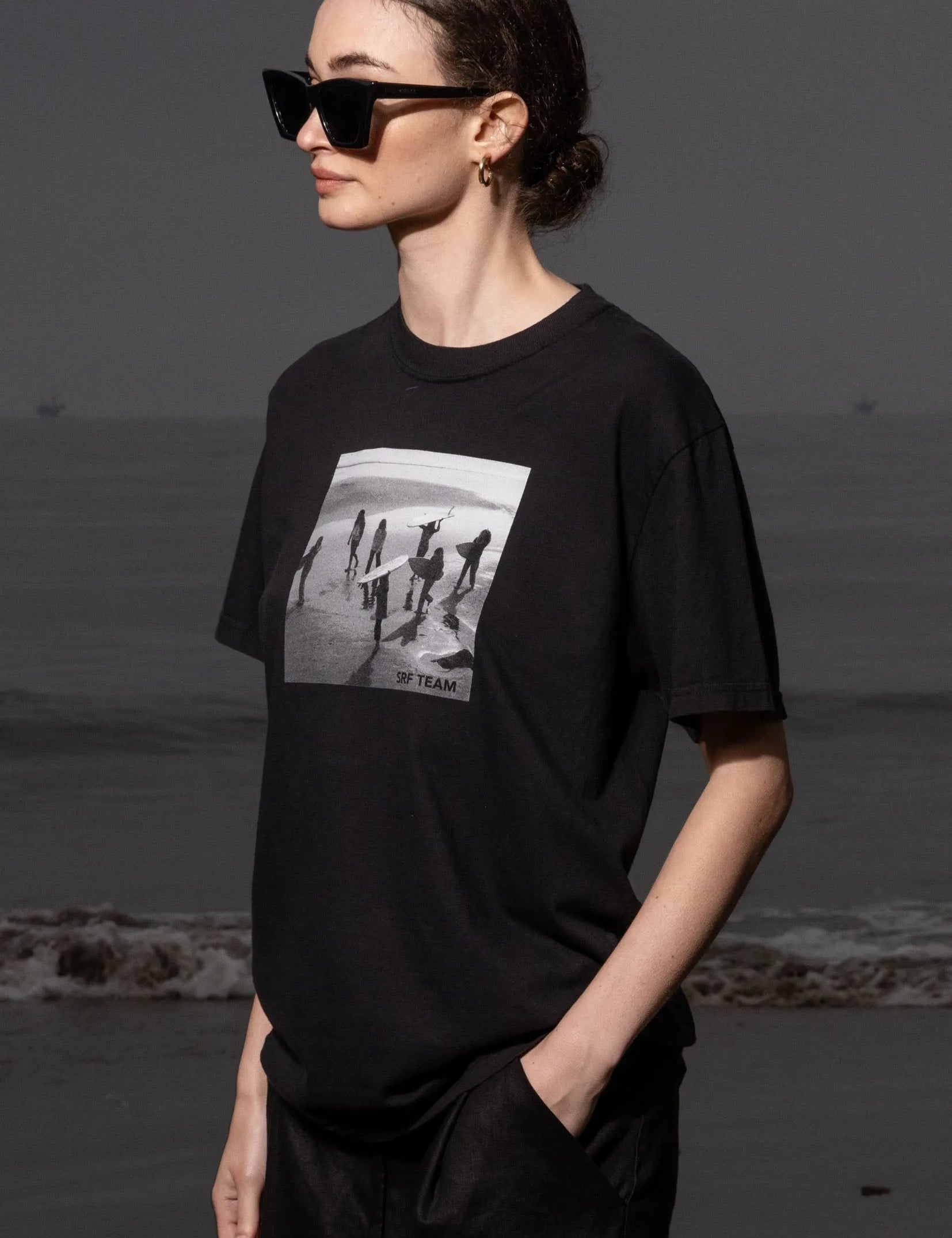 SRF Team Graphic Tee - Black - Heidi Merrick