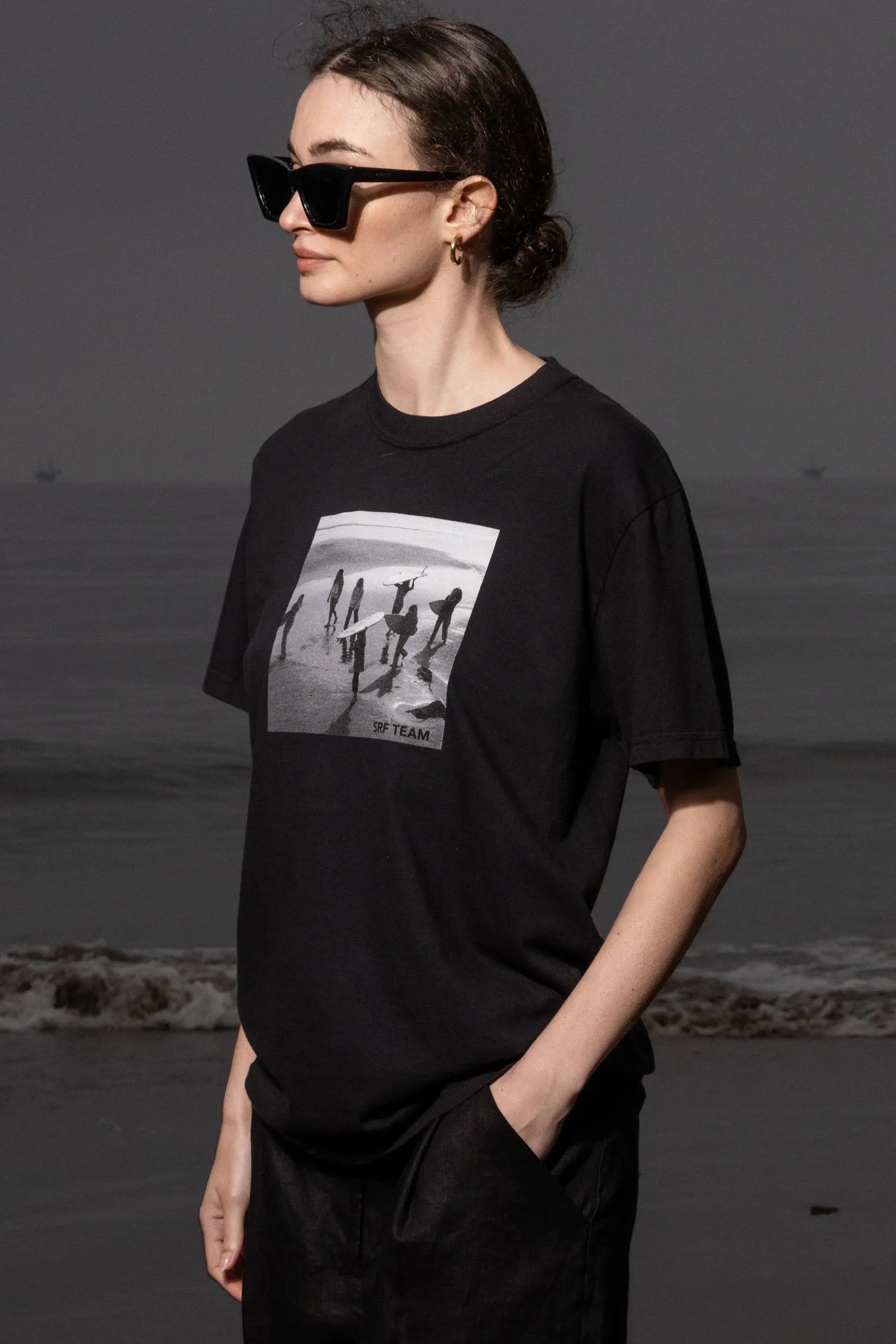 SRF Team Graphic Tee - Black - Heidi Merrick