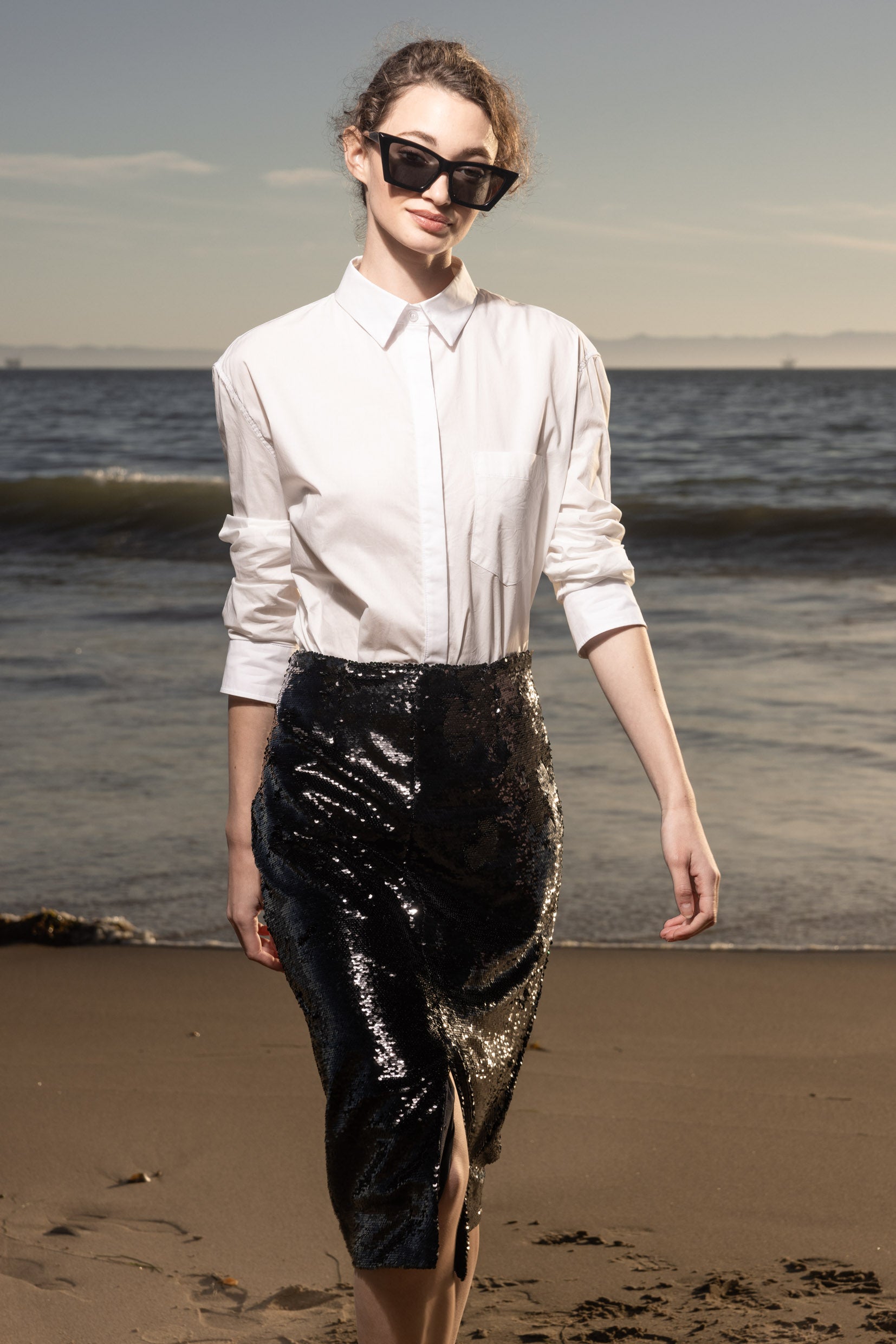 Ember Skirt - Onyx - Heidi Merrick