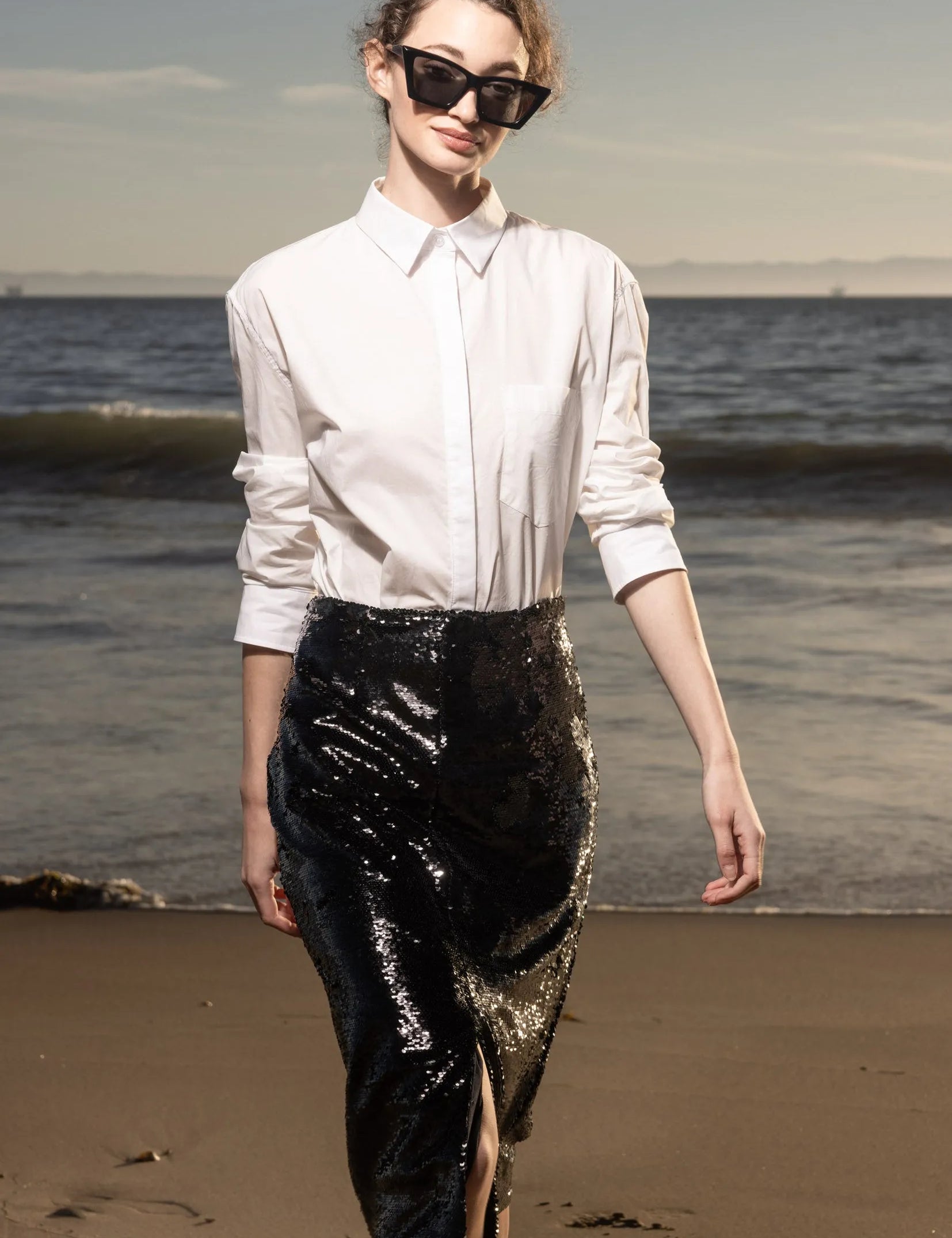 Ember Skirt - Onyx - Heidi Merrick