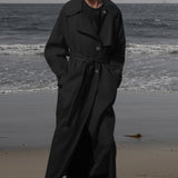 Fog Coat - Black Trench - Heidi Merrick