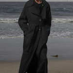 Fog Coat - Black Trench - Heidi Merrick