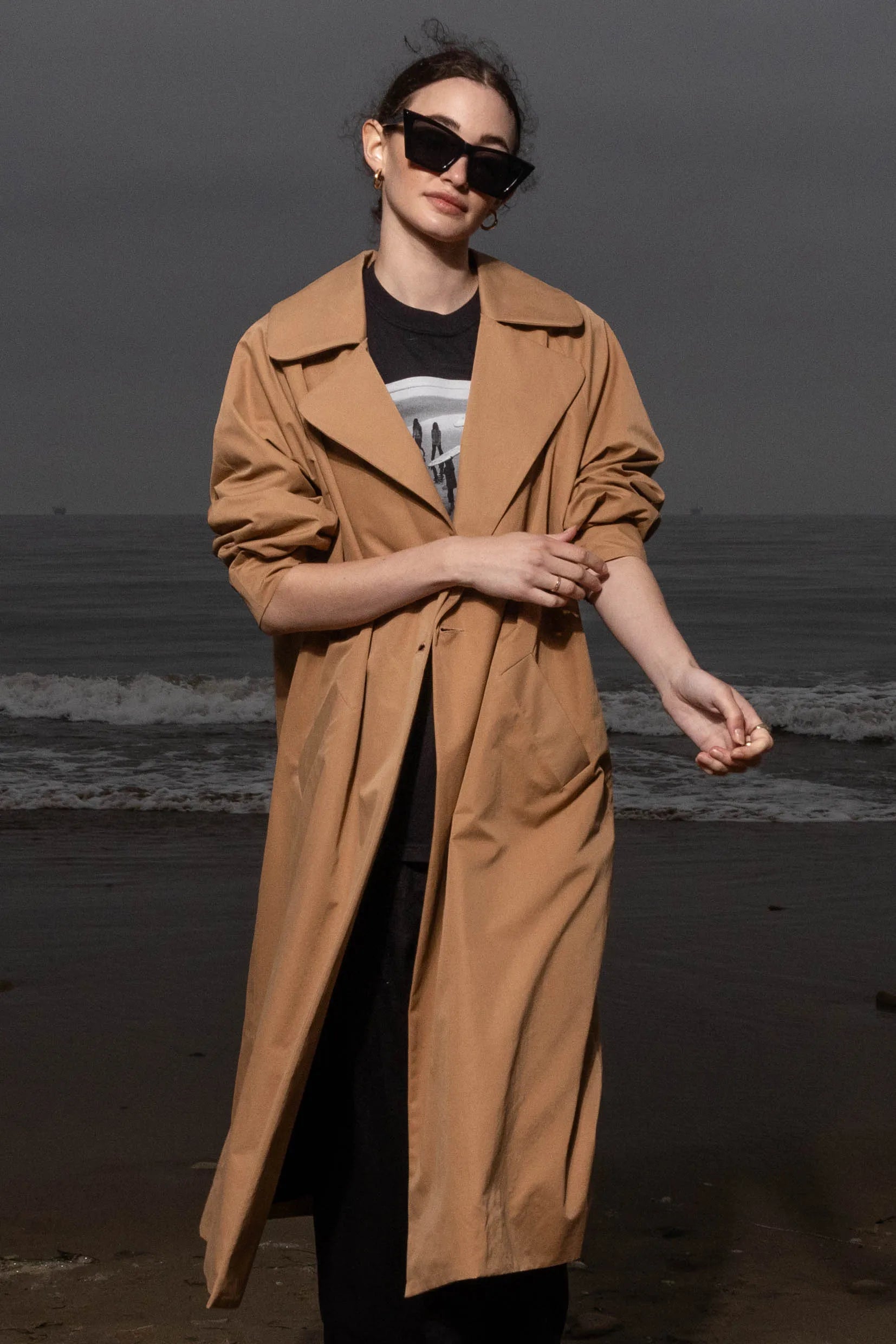 Marais Coat - Caramel Trench - Heidi Merrick
