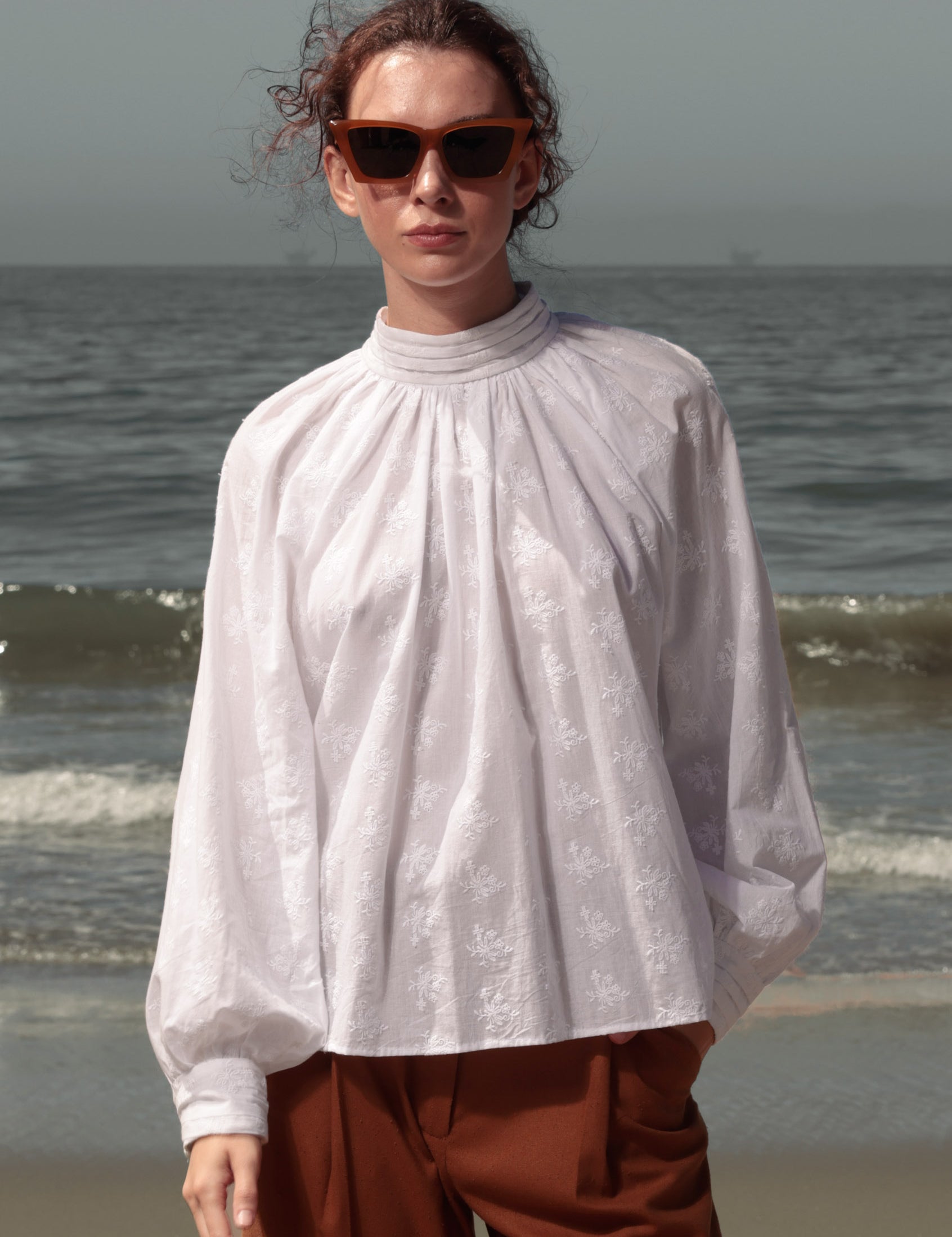 Verse Top- Embroidery Cotton - Heidi Merrick