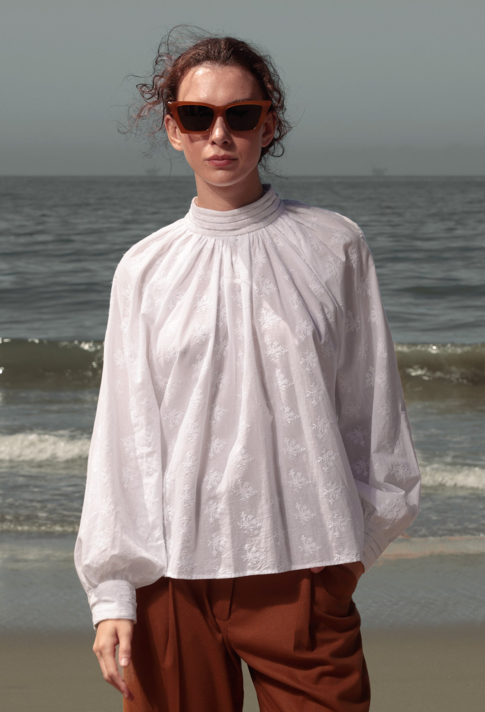 Verse Top- Embroidery Cotton - Heidi Merrick