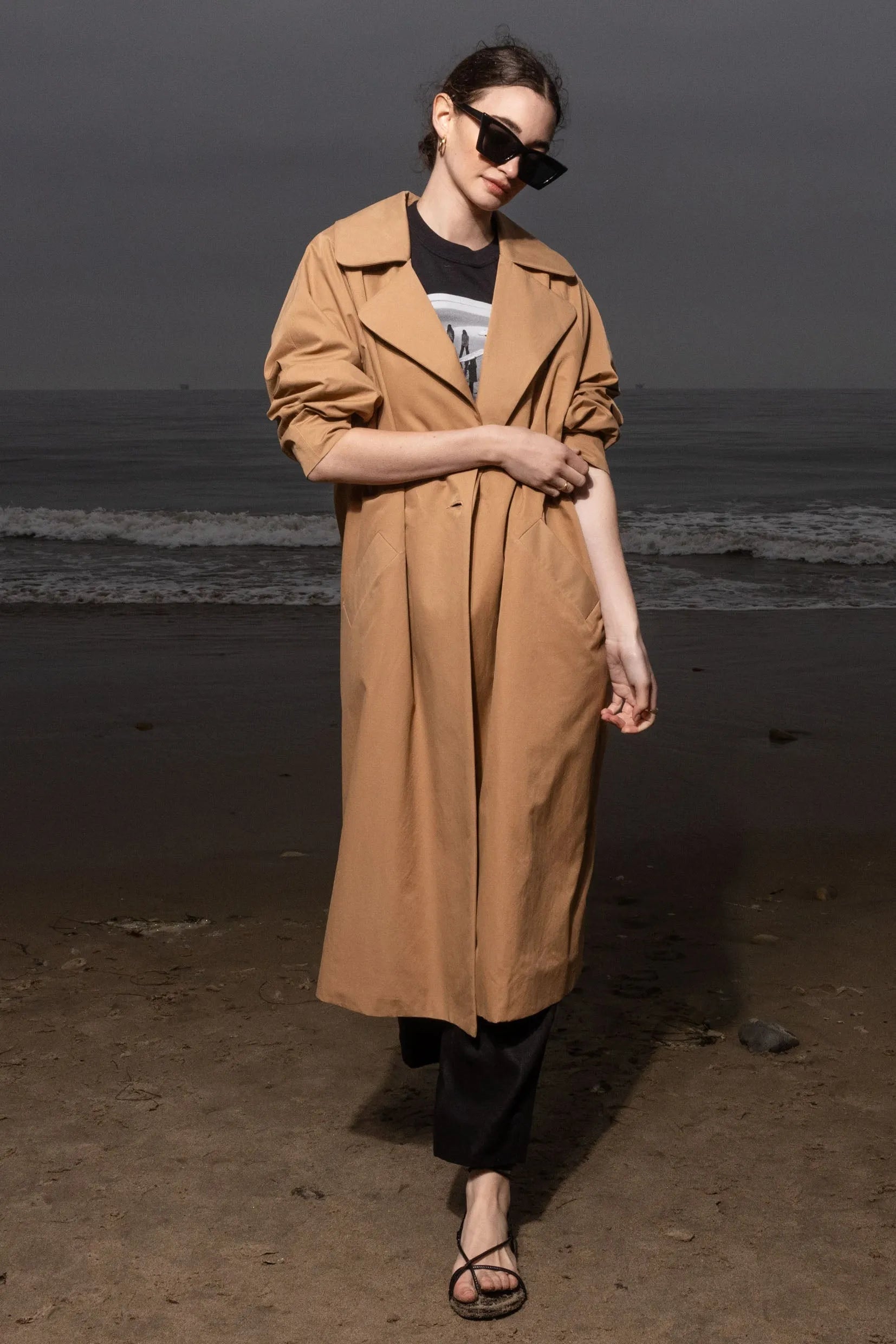 Marais Coat - Caramel Trench - Heidi Merrick