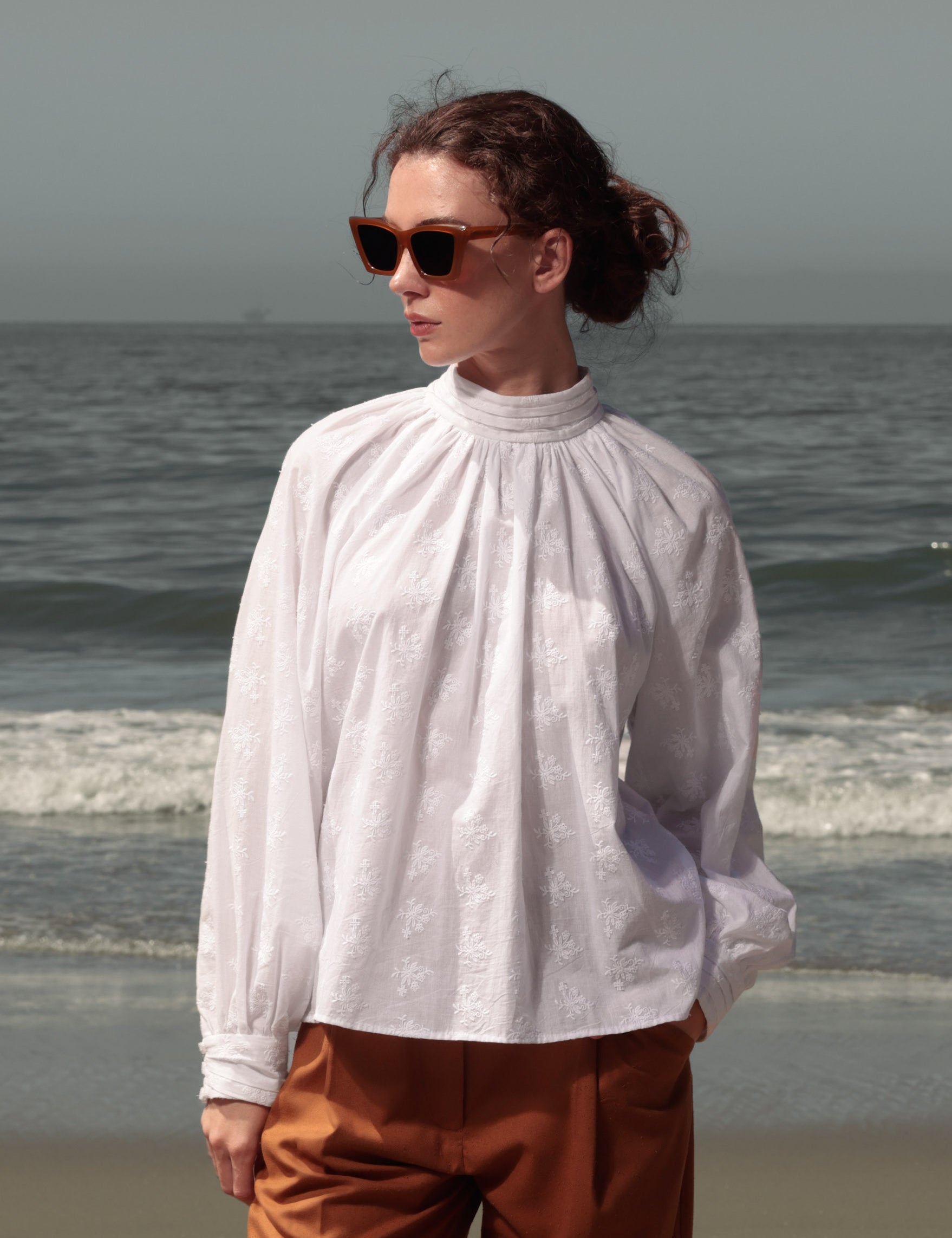 Verse Top- Embroidery Cotton - Heidi Merrick