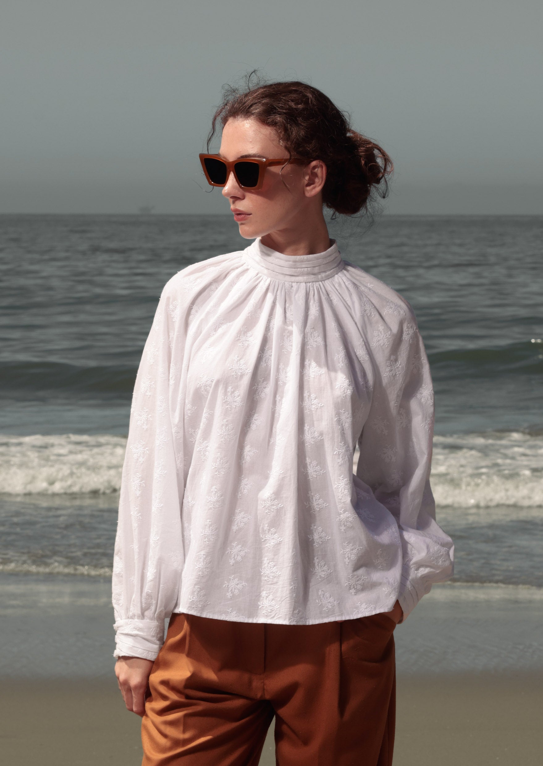 Verse Top- Embroidery Cotton - Heidi Merrick