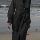 Fog Coat - Black Trench - Heidi Merrick