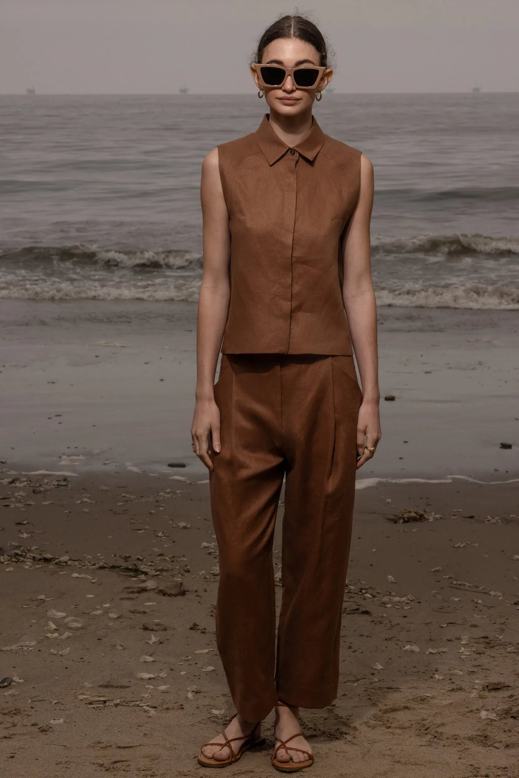 Baptise Pant - Roan Linen - Heidi Merrick