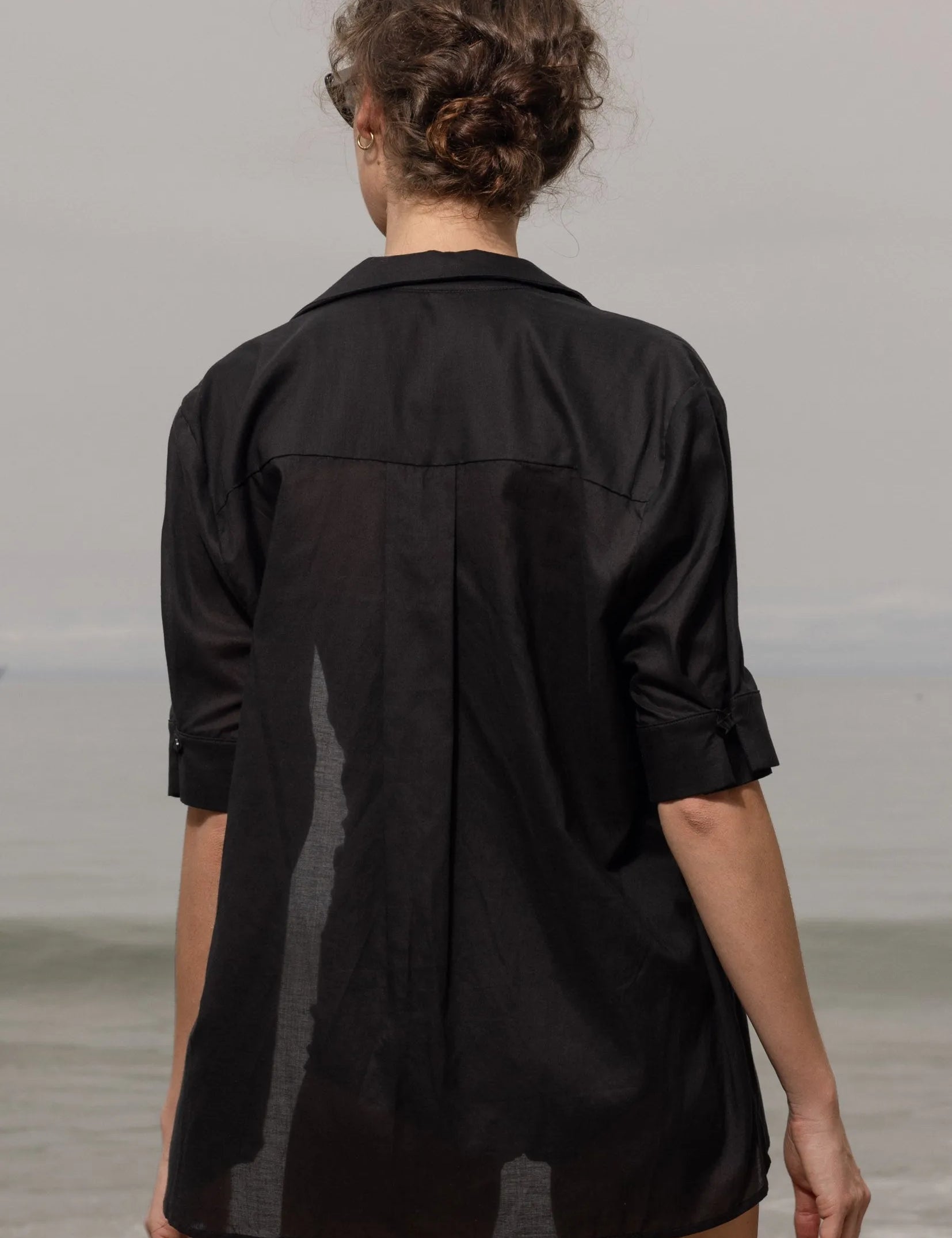 Bali Shirt - Black - Heidi Merrick